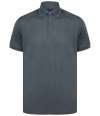 H465 Henbury Recycled Polyester Piqué Polo Shirt Charcoal colour image